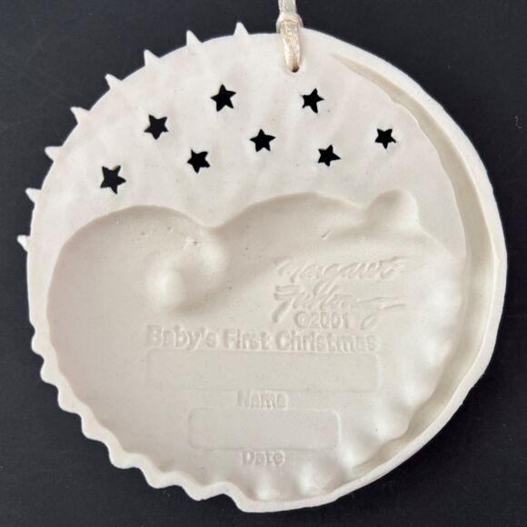 Margaret Furlong Babys First Christmas Ornament Porcelain Collectable Vintage 01 - Picture 3 of 8